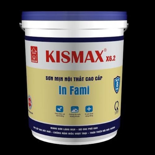 KISMAX - IN FAMI: Sơn mịn nội thất cao cấp