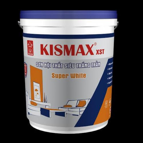 KISMAX - SUPER WHITE: Sơn nội thất siêu trắng trần
