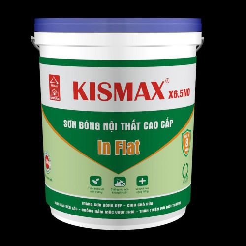 KISMAX - IN FLAT: Sơn bóng nội thất cao cấp