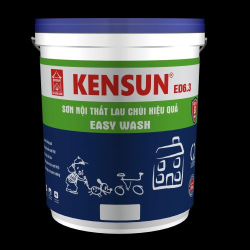 KENSUN - EASY WASH: Sơn nội thất lau chùi hiệu quả